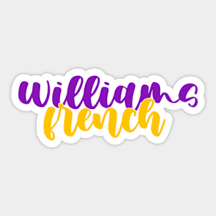 williams college french Sticker